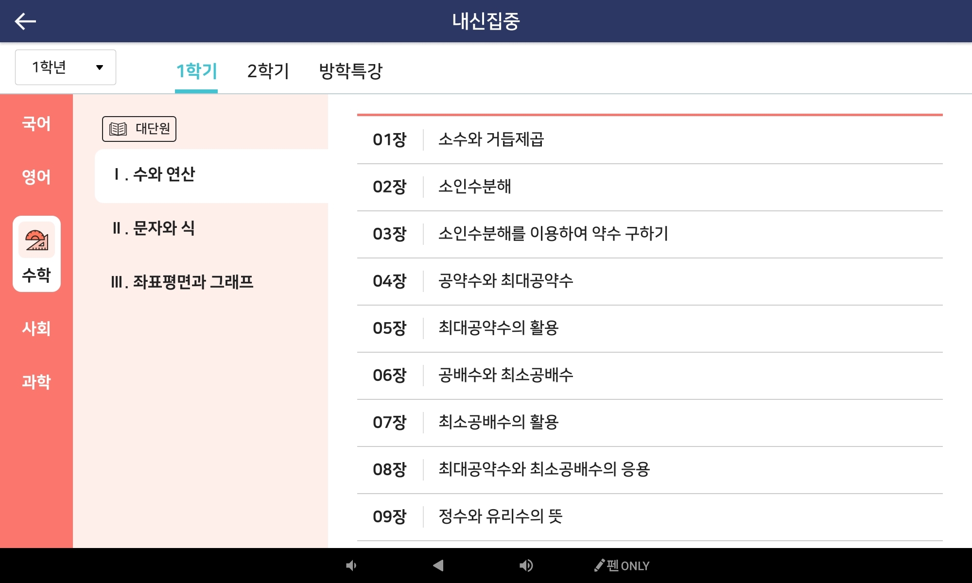 소인수분해ㅣ중등 1학년  1학기 수학ㅣ홈런 중등